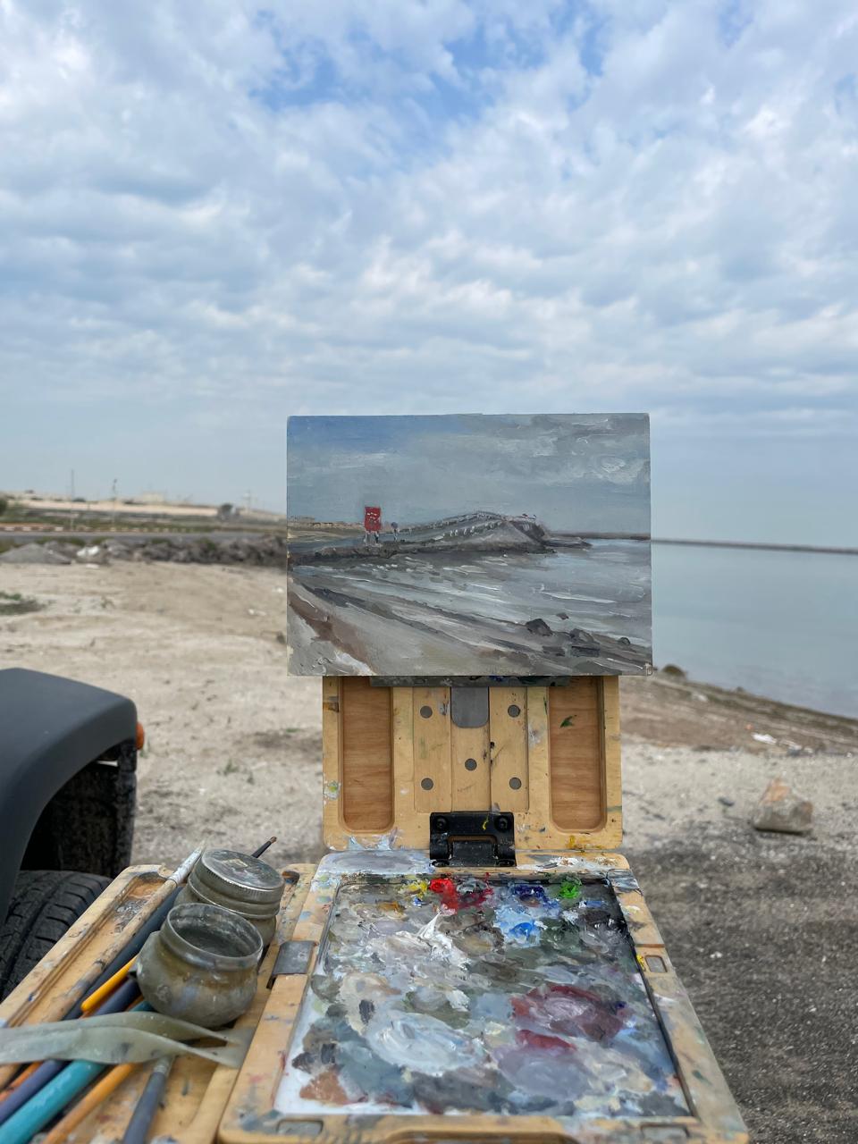 plein air 2023 جسر الرمس